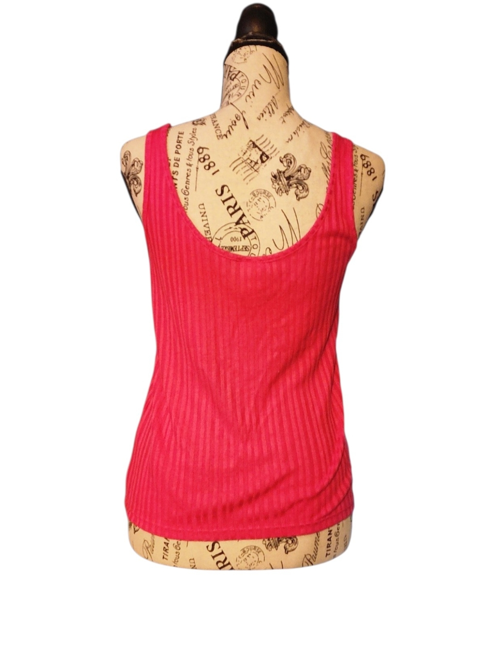 H&M Ribbed Button-Front Tank Top, Size Small - Picture 2 of 4